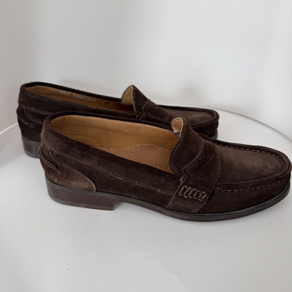 brown suede loafers - Picture 6 of 9